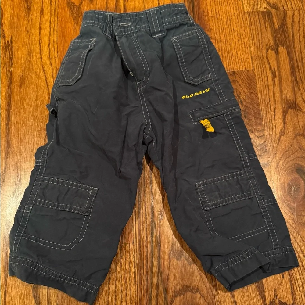 Baby Gap and Old Navy Kids Cargo Pants - Navy and Tan